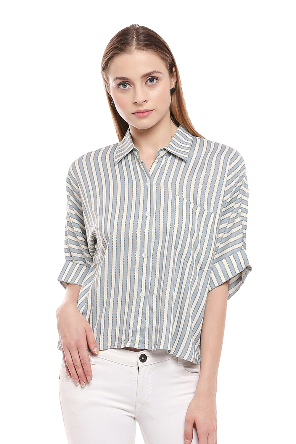 Stripe Boxy Shirt
